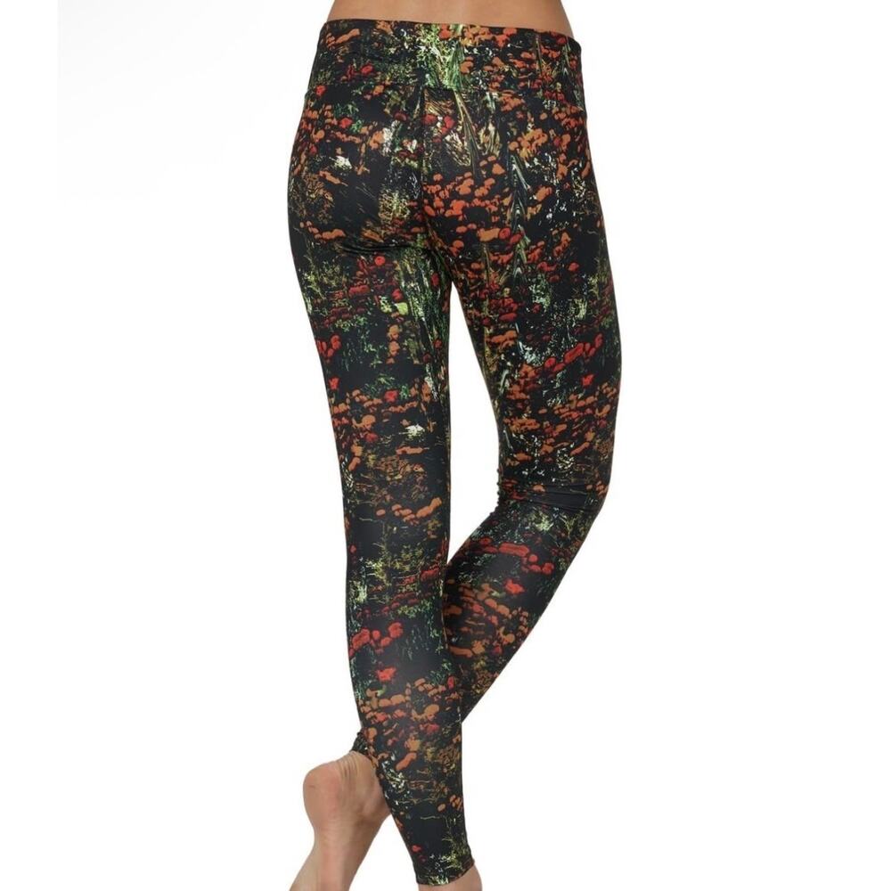 Burton DryRide Acid Flora Print Lightweight Base Layer Leggings Size Small - Picture 3 of 12